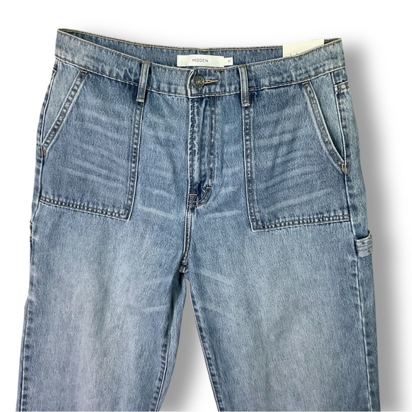 Hidden Logan Carpenter Wide Leg Dad Jeans Sz 31 NWT - Picture 3 of 12